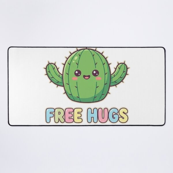 Item preview, Free Hugs Cactus Funny Kawaii Succulent Humor designed and sold by Wit & Wear.