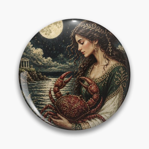 Item preview, Moonlit Guardian, Feminine Strength & Emotional Depth (Medieval Fantasy Art Print) designed and sold by doinitzart.