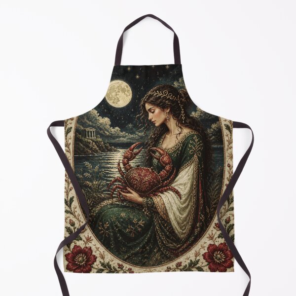 Item preview, Moonlit Guardian, Feminine Strength & Emotional Depth (Medieval Fantasy Art Print) designed and sold by doinitzart.