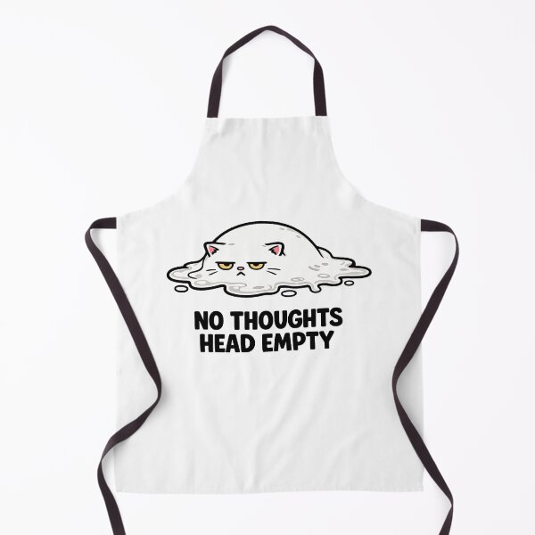 Item preview, No Thoughts Head Empty Melting Cat Meme designed and sold by LumePrint.