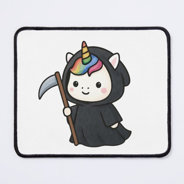 Item preview, Unicorn Death with flowers designed and sold by uunaa.
