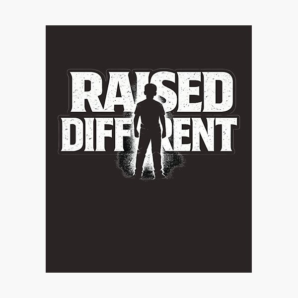 Item preview, Raised Different Shirt | Masculine Streetwear Tee | Discipline & Legacy Apparel | Boogy Legacy designed and sold by BOOGY LEGACY™.