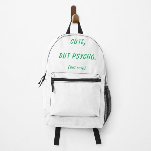 Item preview, Cute But Psycho But Cute Funny Quote designed and sold by VibeoCanvasShop.
