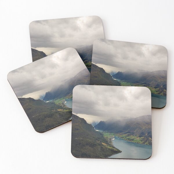 Item preview, Nordfjord view from Mount Hoven designed and sold by The Sensitive Explorer.