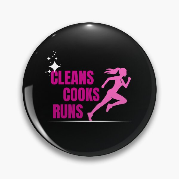 Item preview, cleans, cooks, runs - women's running designed and sold by CypisDesign.