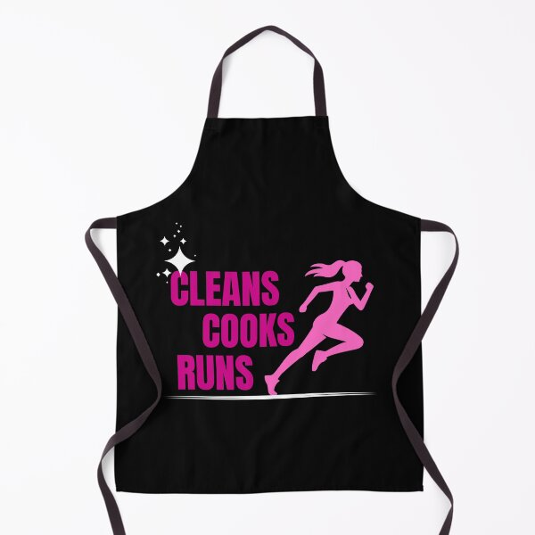 Item preview, cleans, cooks, runs - women's running designed and sold by CypisDesign.