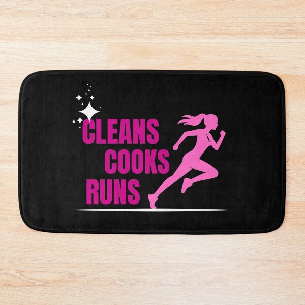 Item preview, cleans, cooks, runs - women's running designed and sold by CypisDesign.