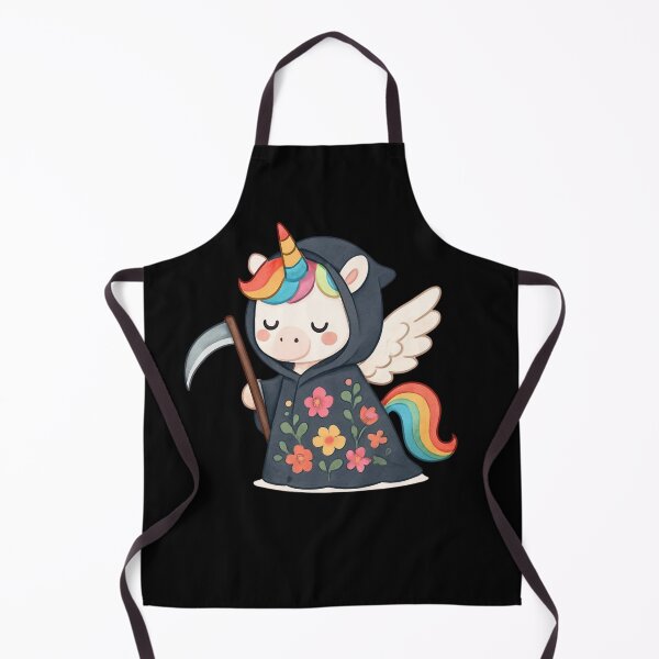 Item preview, Unicorn Death with flowers designed and sold by uunaa.