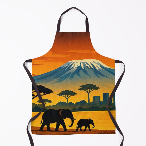 Item preview, Kilimanjaro, Tanzania Sunset Safari - African Landscape designed and sold by Myra365Art.