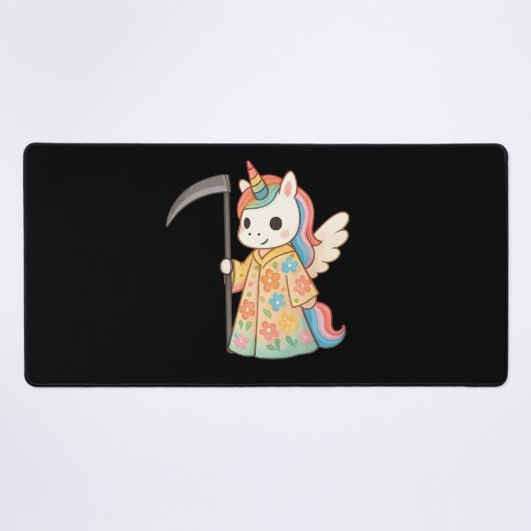 Item preview, Unicorn Death with flowers designed and sold by uunaa.