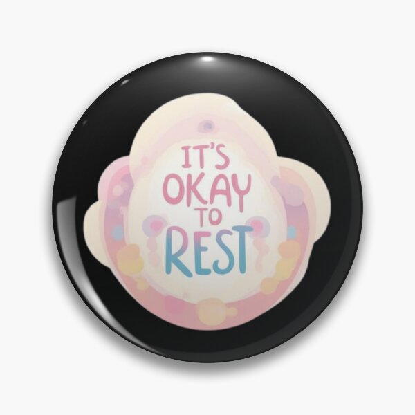 Item preview, It’s Okay to Rest Minimal Self‑Care Design designed and sold by Rafael Bee.