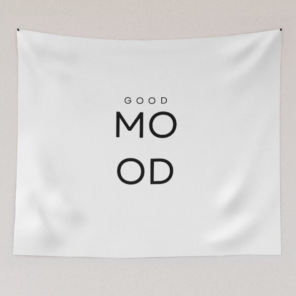 Item preview, Good Mood Minimalist Modern Typography designed and sold by VibeoCanvasShop.