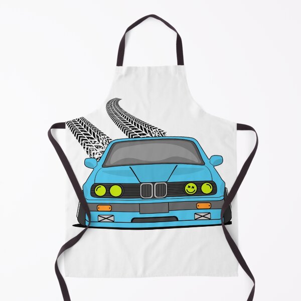 Item preview, Blue Retro Drift Car - Classic Euro Tuner Neon Aesthetic designed and sold by KostekArtShop.