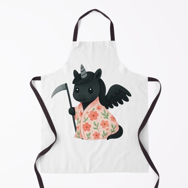 Item preview, Unicorn Death with flowers designed and sold by uunaa.