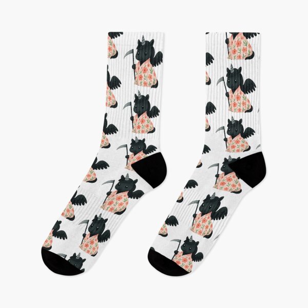 Item preview, Unicorn Death with flowers designed and sold by uunaa.