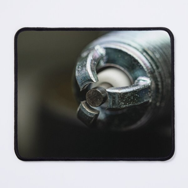 Item preview, The Spark — New Spark Plug Electrode in Close-Up designed and sold by Rabee Khalil Photography.