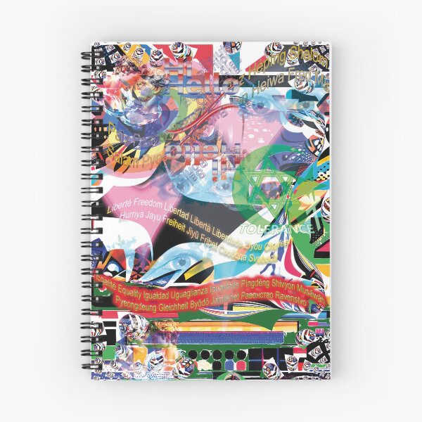 Item preview, Abstract painting with motifs: Peace, Liberty and Equality! designed and sold by Alan-David.