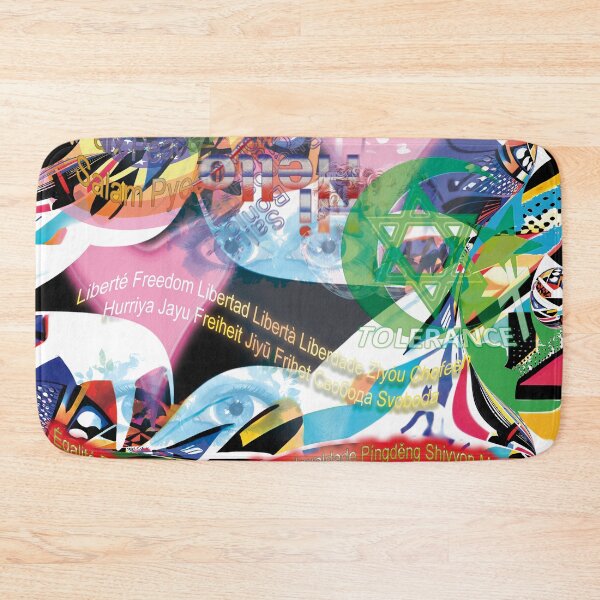 Item preview, Abstract painting with motifs: Peace, Liberty and Equality! designed and sold by Alan-David.