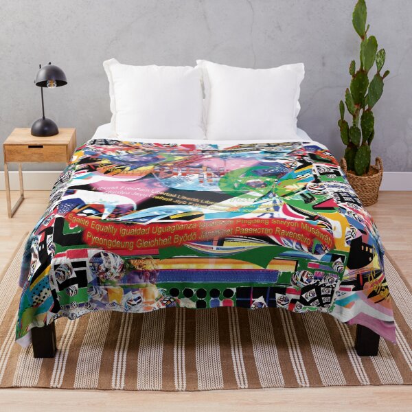 Item preview, Abstract painting with motifs: Peace, Liberty and Equality! designed and sold by Alan-David.