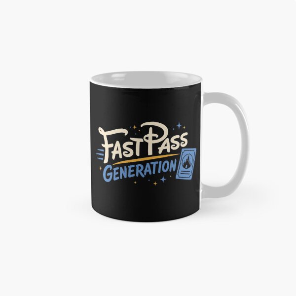 Item preview, FastPass Generation Disney Nostalgia Design designed and sold by DisneyHumor.