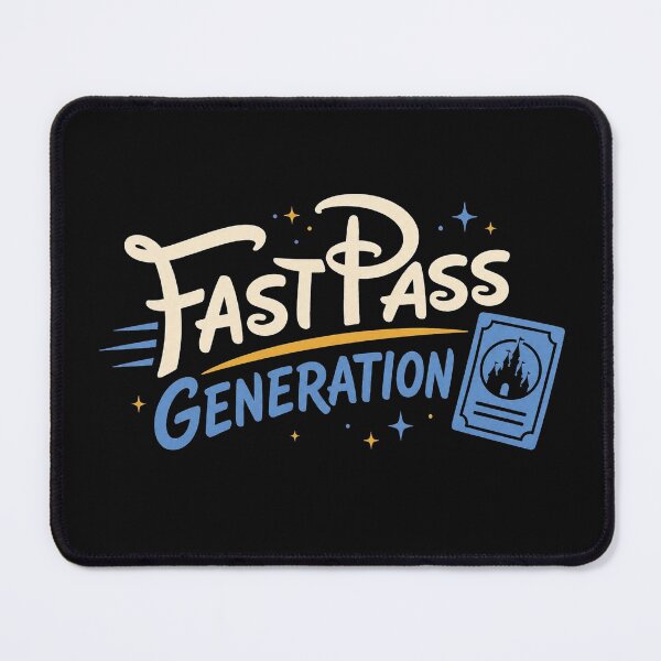 Item preview, FastPass Generation Disney Nostalgia Design designed and sold by DisneyHumor.