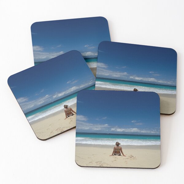 Item preview, Calm Beach Reflection Facing the Ocean Horizon designed and sold by Cruisebysunny.