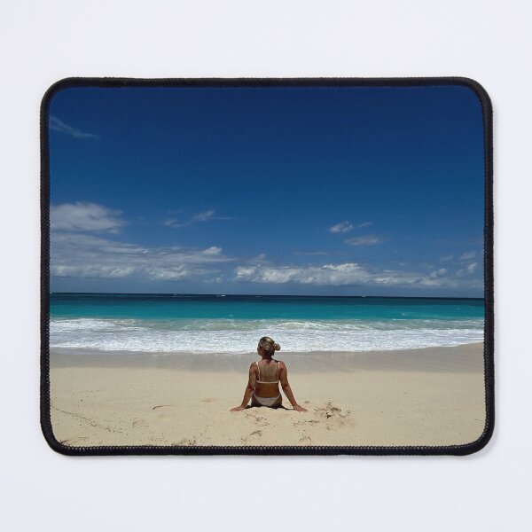 Item preview, Calm Beach Reflection Facing the Ocean Horizon designed and sold by Cruisebysunny.