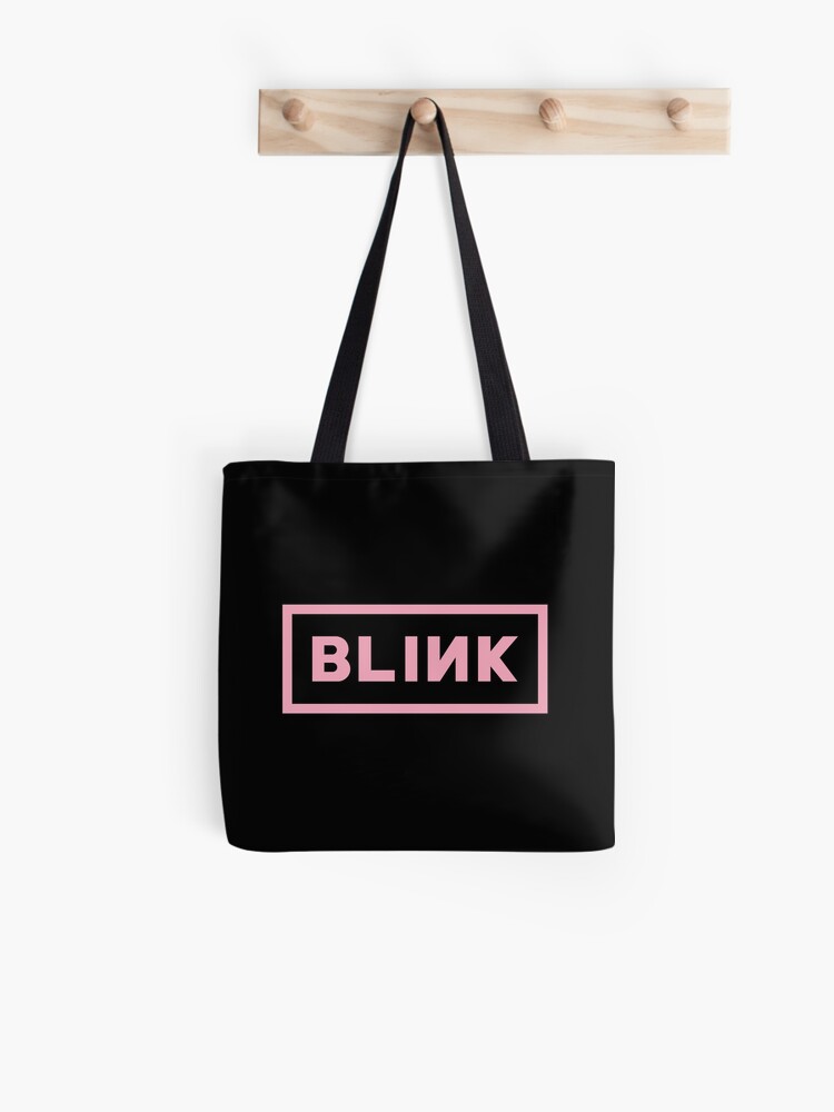 black pink tote bag