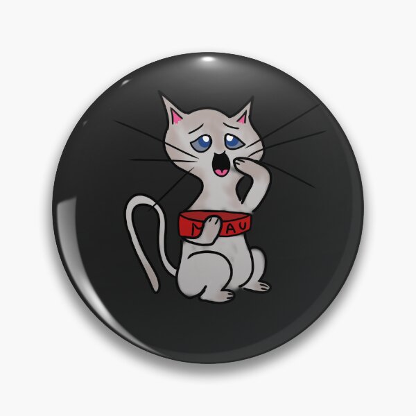 Item preview, Kitten, friend of the Greedy Cat. Black background designed and sold by Darlenehb.