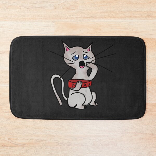 Item preview, Kitten, friend of the Greedy Cat. Black background designed and sold by Darlenehb.