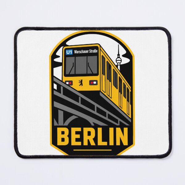 Item preview, Berlin Vintage Travel Badge T-Shirt – U-Bahn Train German City Souvenir designed and sold by Lyfeinsights.