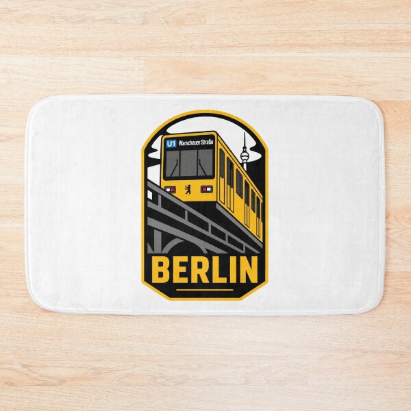 Item preview, Berlin Vintage Travel Badge T-Shirt – U-Bahn Train German City Souvenir designed and sold by Lyfeinsights.