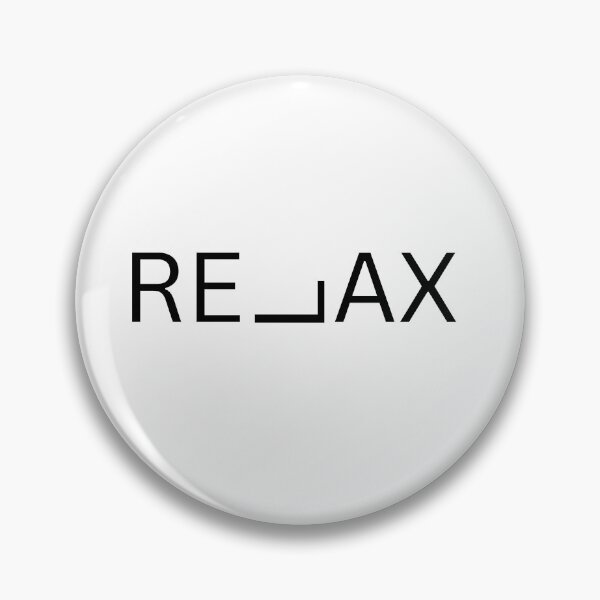 Item preview, Relax Creative Typography Minimalist Design designed and sold by VibeoCanvasShop.