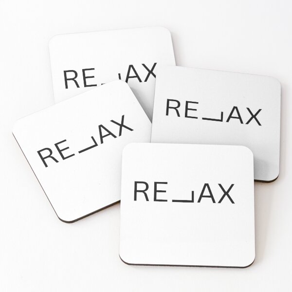 Item preview, Relax Creative Typography Minimalist Design designed and sold by VibeoCanvasShop.