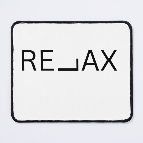 Item preview, Relax Creative Typography Minimalist Design designed and sold by VibeoCanvasShop.