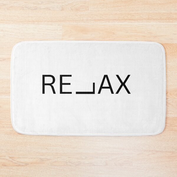 Item preview, Relax Creative Typography Minimalist Design designed and sold by VibeoCanvasShop.