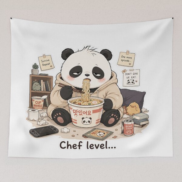 Item preview, Panda Instant Noodle Survival Cute Mood designed and sold by Sadia  Jannat.