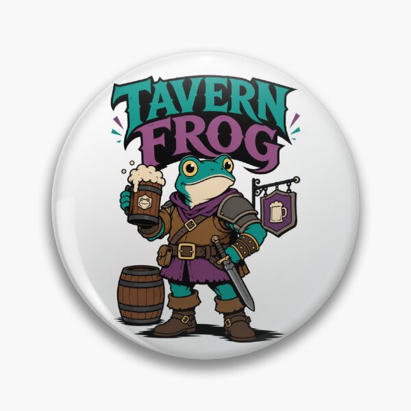 Item preview, Tavern Frog Fantasy Warrior designed and sold by Kurogami13.