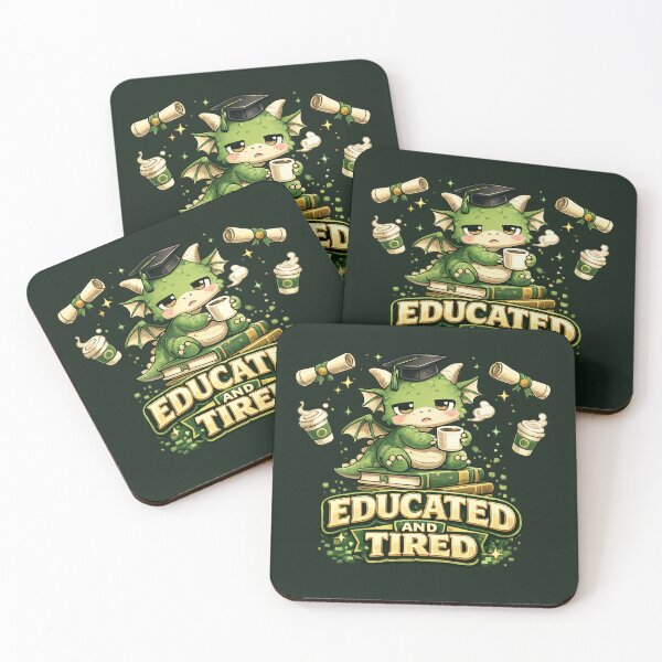 Item preview, Graduation Dragon & Coffee designed and sold by Threadnovax.