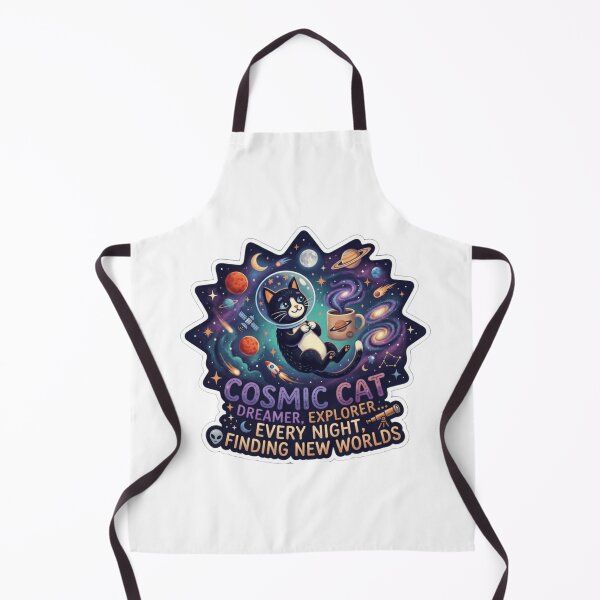 Item preview, Cosmic Cat Astronaut - Y2K Retro Space Sticker Art designed and sold by Csstoree.