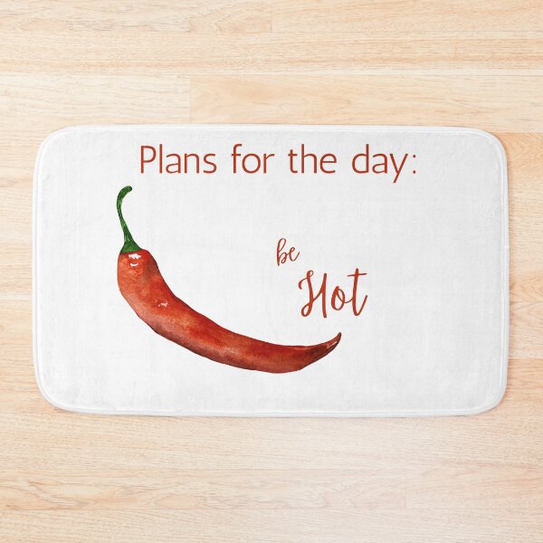 Item preview, Plans For The Day Be Hot Chili Pepper designed and sold by VibeoCanvasShop.