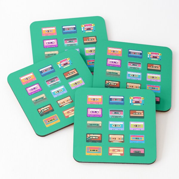 Item preview, Retro Cassette Tape Collection Art designed and sold by HBBS DESIGNS.