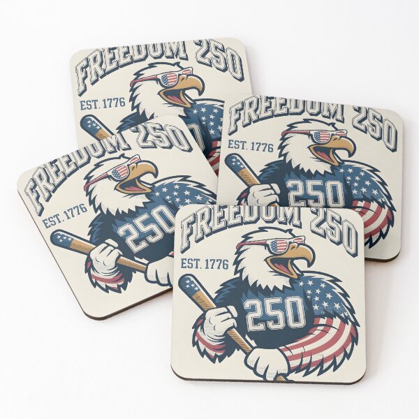 Item preview, America 250 Bald Eagle Baseball Jersey Vintage Mascot T-Shirt designed and sold by MoodAndLine.