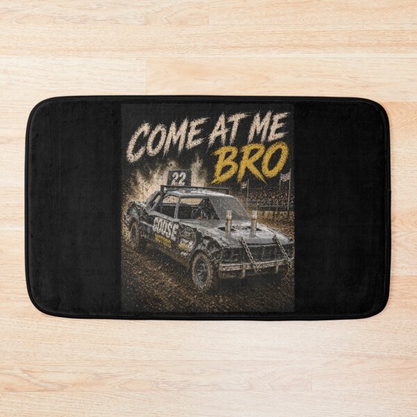 Item preview, Come At Me Bro Derby Car - Halftone designed and sold by Goose Motors.
