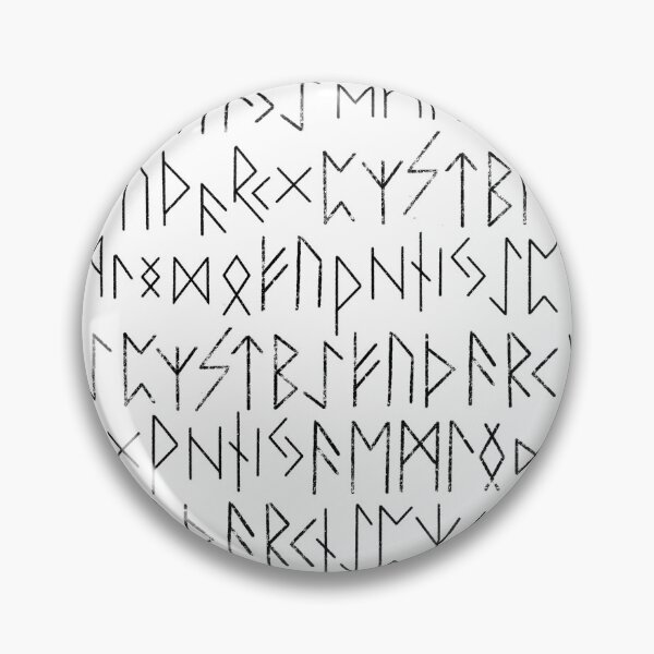 Item preview, Elder Futhark Runes Pattern - Ancient Norse Viking Alphabet Art designed and sold by KostekArtShop.
