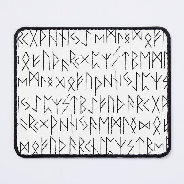 Item preview, Elder Futhark Runes Pattern - Ancient Norse Viking Alphabet Art designed and sold by KostekArtShop.