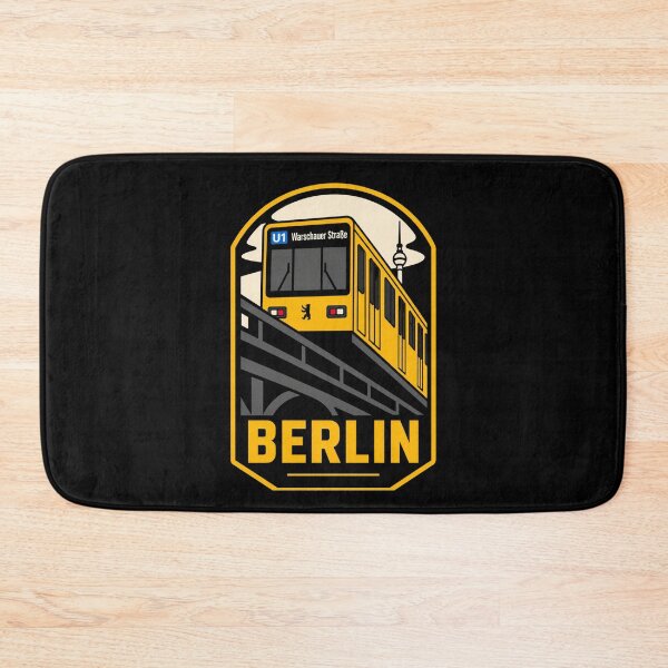 Item preview, Berlin Vintage Travel Badge T-Shirt – U-Bahn Train German City Souvenir designed and sold by Lyfeinsights.