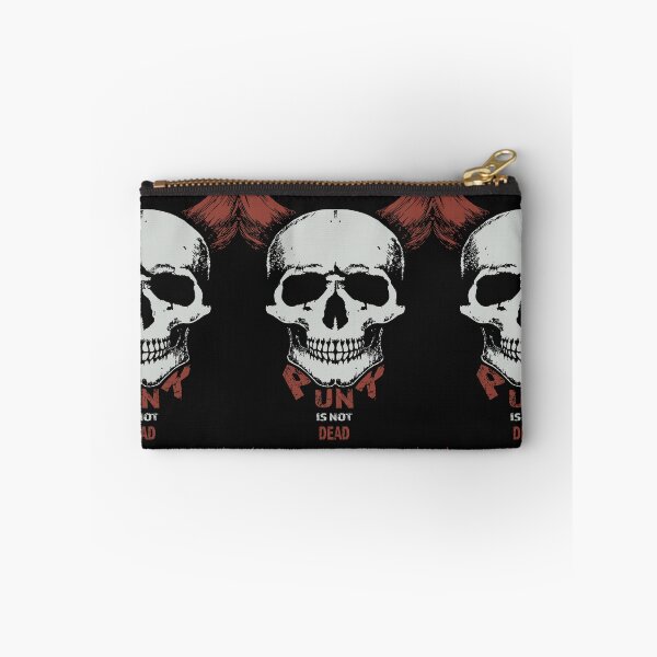 Item preview, Punk Is Not Dead – Distressed Skull Punk Illustration designed and sold by zoliartdesign.