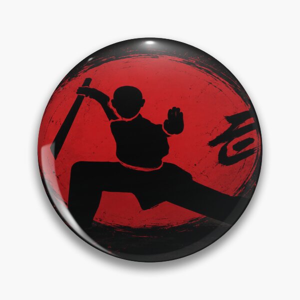 Item preview, Warrior Monk Under the Red Moon designed and sold by Fei Long Design Hub.