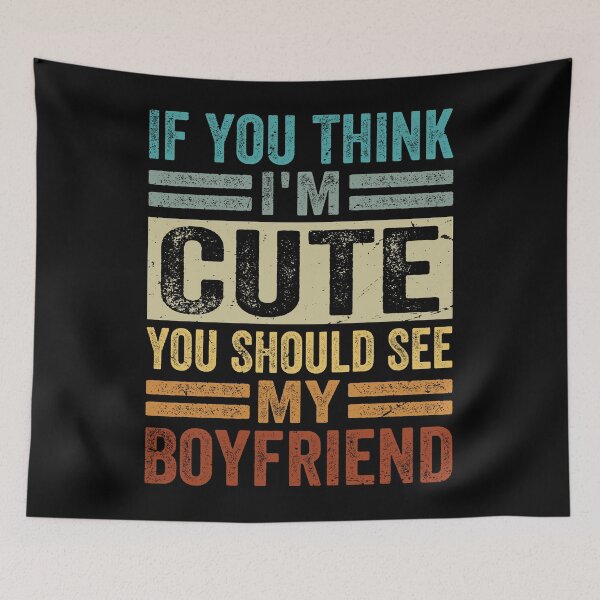 Item preview, Cute Boyfriend Warning designed and sold by SiarheiYur.
